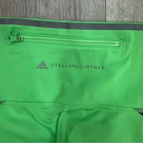 Adidas By Stella McCartney 
Truepace High-Rise Stretch Leggings Green Size S - Picture 9 of 11